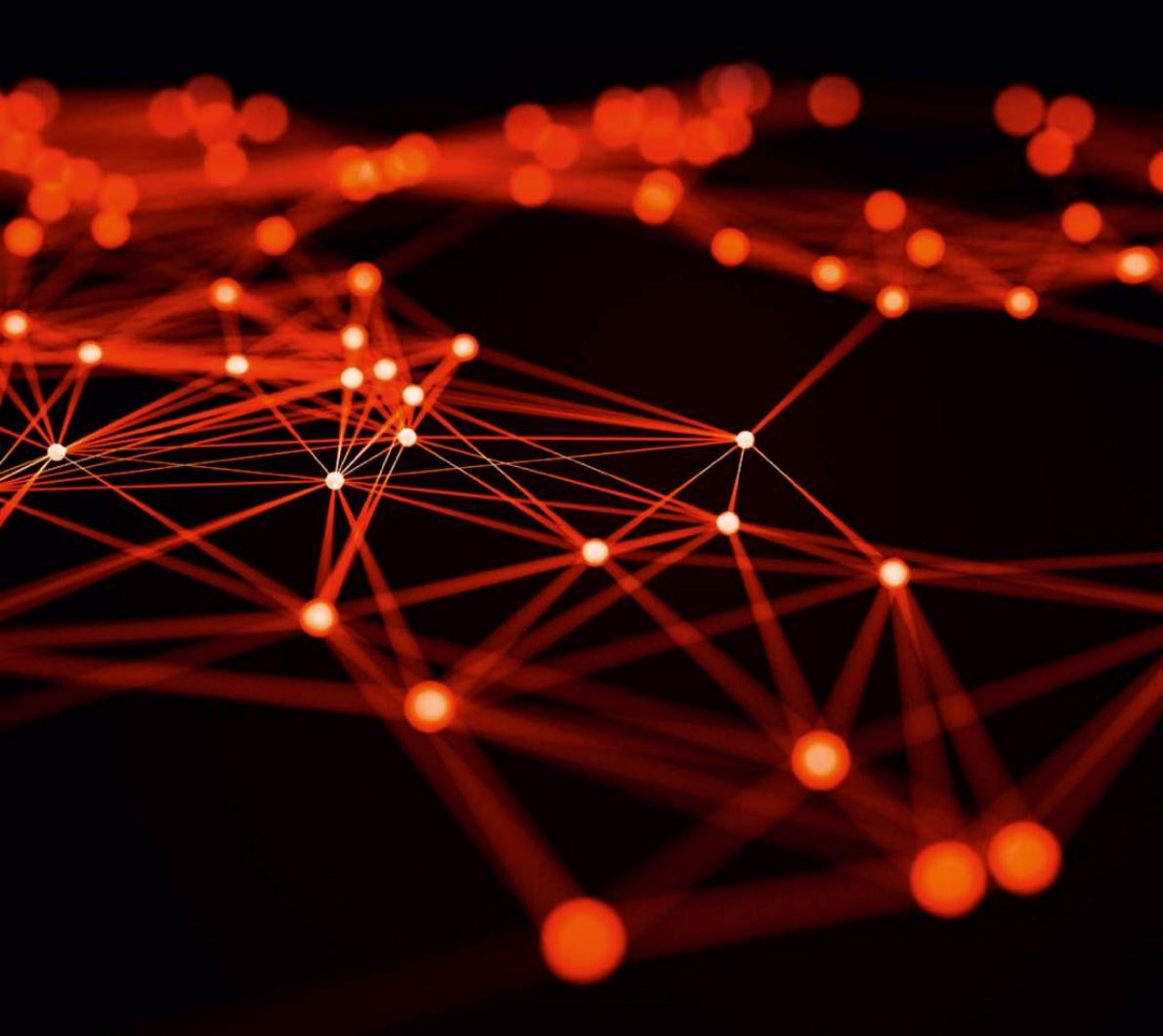 Connected digital network visual from the Kilatuz corporate brochure